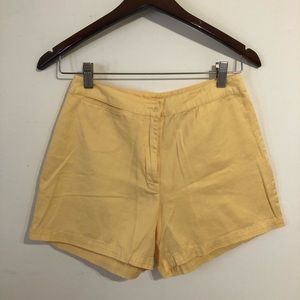 Vintage shorts by San Francisco in yellow